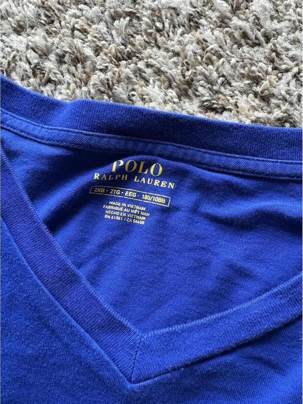 Polo Ralph Lauren Men's Size 2XL Polo Shirt Multicolor Pony - LOT OF 7 shirts